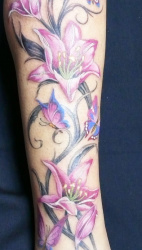 001b   Blumen   Tattoo Hamburg Skinworxx
